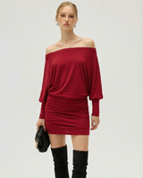 SELVARA SOLA Ruched Mini Dress