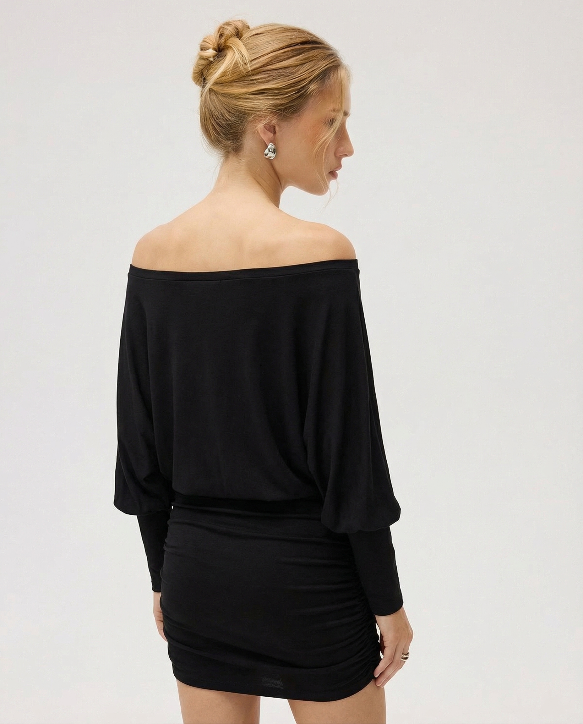 SELVARA SOLA Ruched Mini Dress