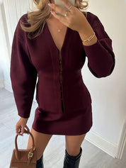 Iduna - Elegant Knitted Set